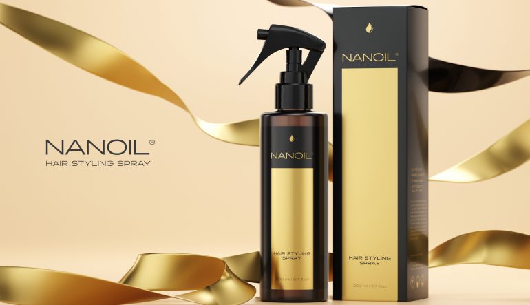 Nanoil spray pentru facilitatea stilizării părului